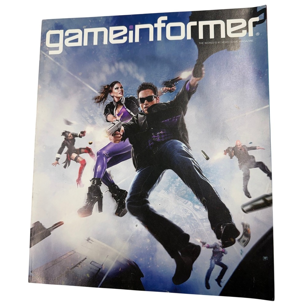 Game Informer Magazine Issue 222 October 2011 Saints Row The Third Cover Retro